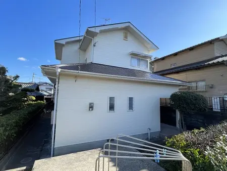 フッ素塗料塗装後の外壁