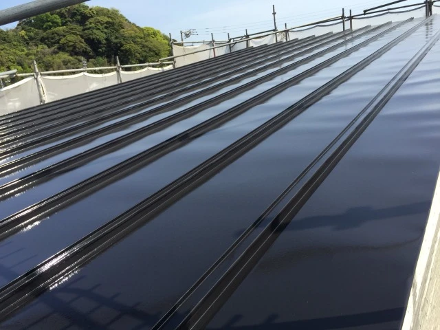 遠賀郡水巻町A様邸 屋根塗装の施工後