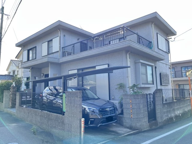 古賀市I様邸 施工前 外壁全景