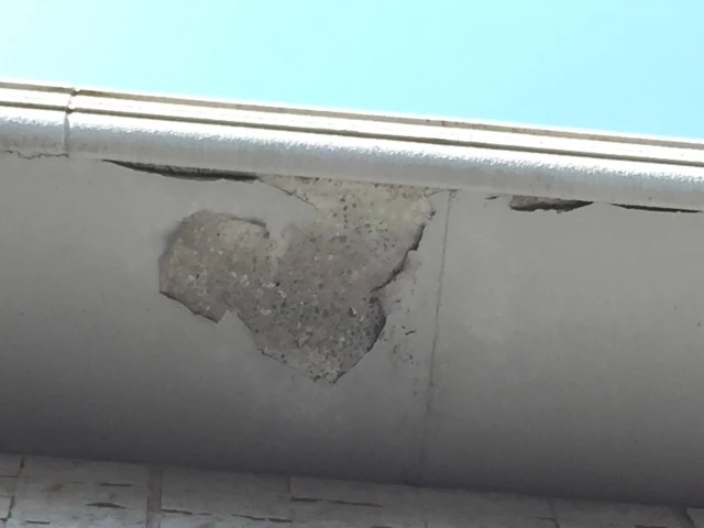古賀市I様邸 軒天劣化