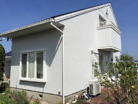 外壁の塗装完成状態