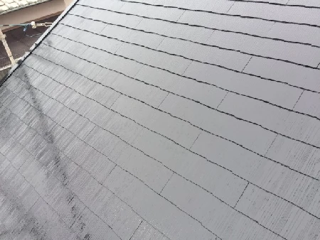 屋根の塗装完成状態