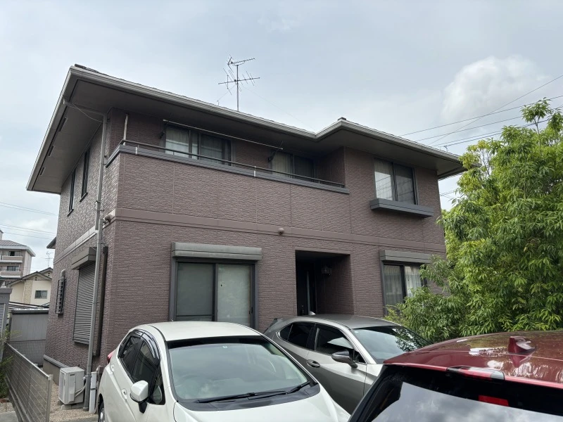 八幡西区鉄王 外壁塗装 施工前