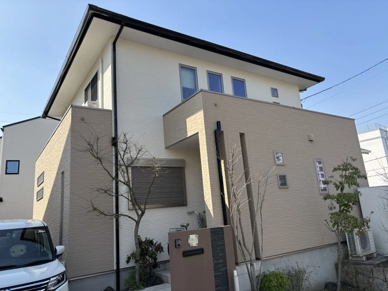八幡西区上津役 外壁塗装 施工後