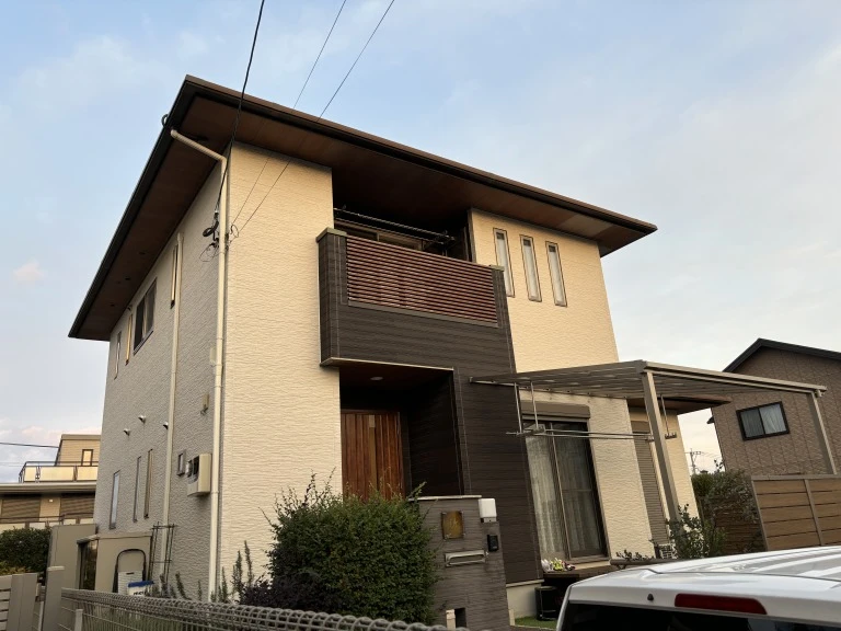 若松区塩屋 外壁塗装 施工前
