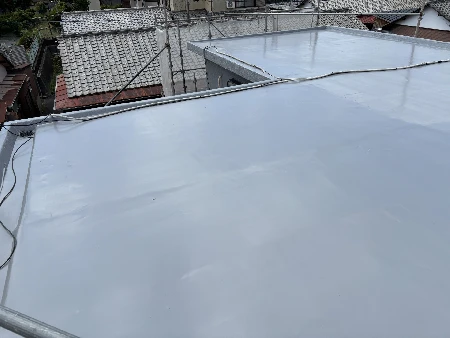 屋根防水工事の完了状態