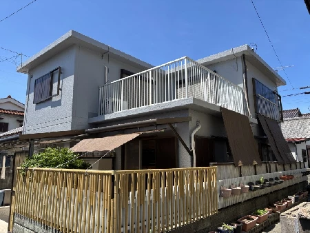 外壁塗装完成状態