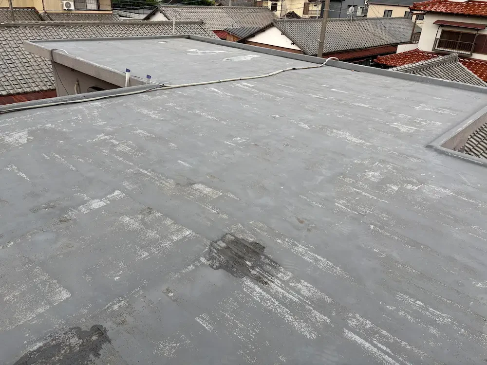 表面の剥がれ