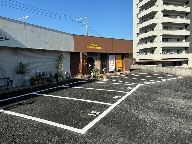 北九州市八幡西区の駐車場ライン工事施工後