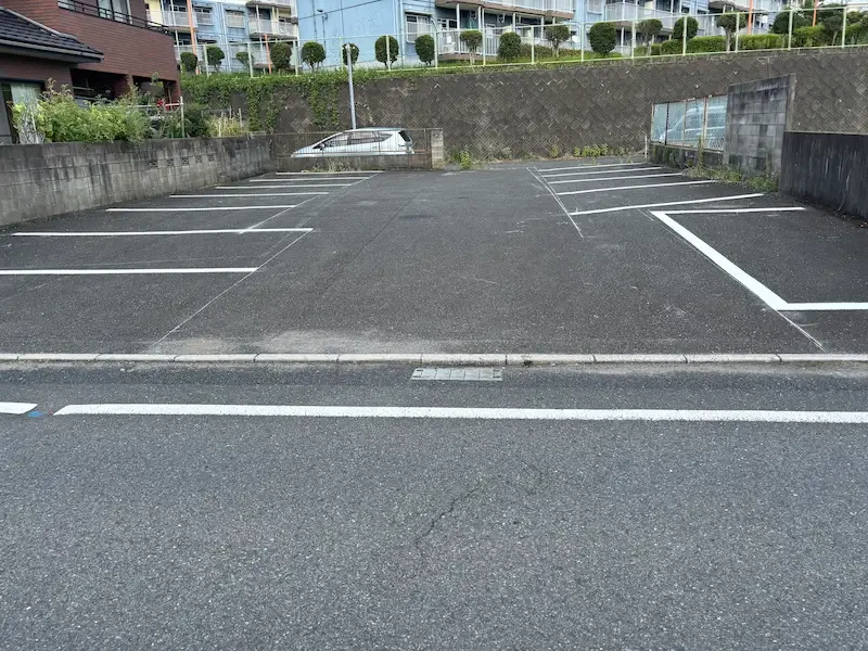 福岡県中間市の駐車場ライン工事施工後