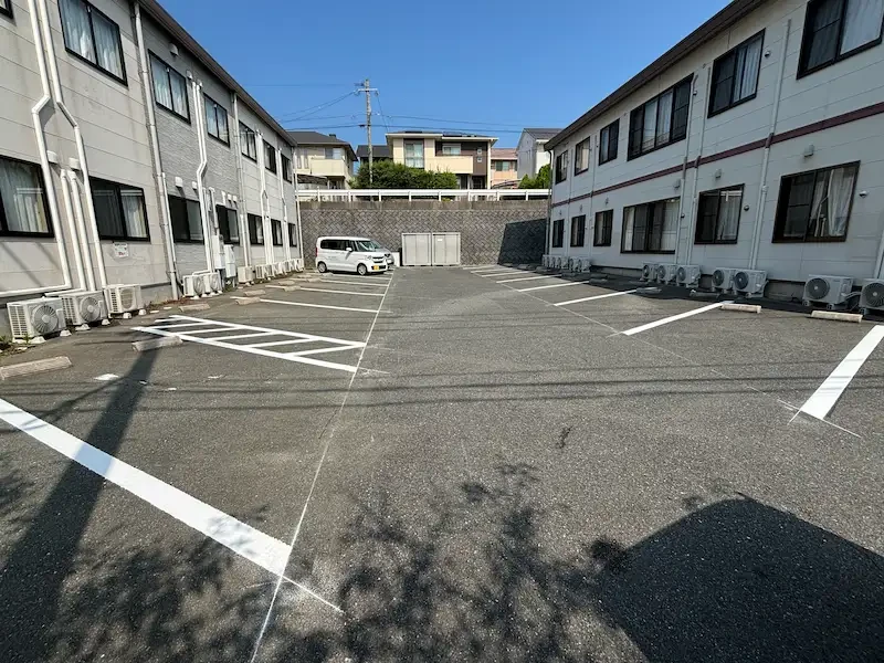 北九州市若松区の駐車場ライン工事施工後