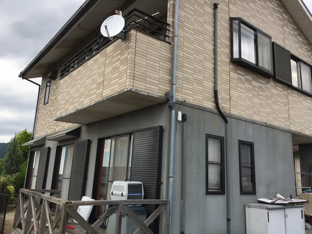 施工前の外壁表面