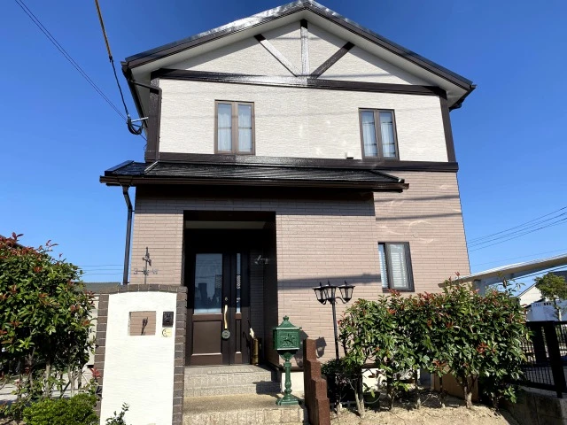 田川市 外壁塗装 施工後 全体