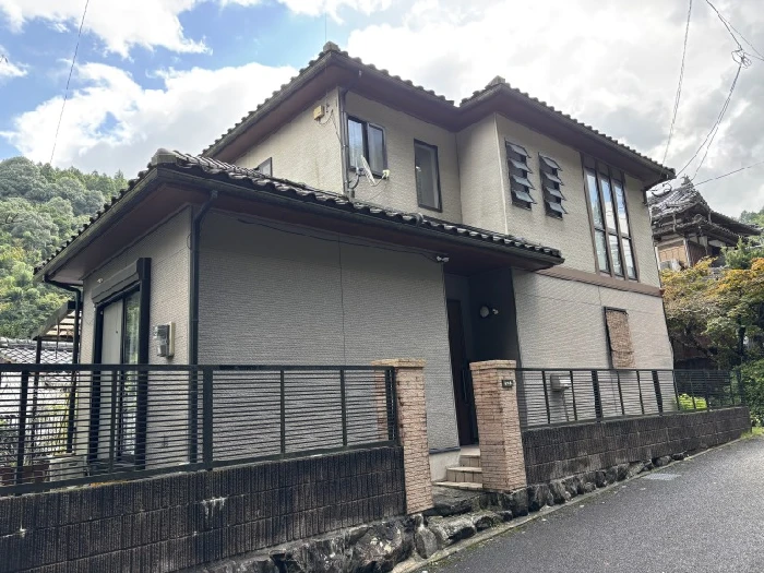 田川郡添田町の住宅｜外壁塗装施工前の状態