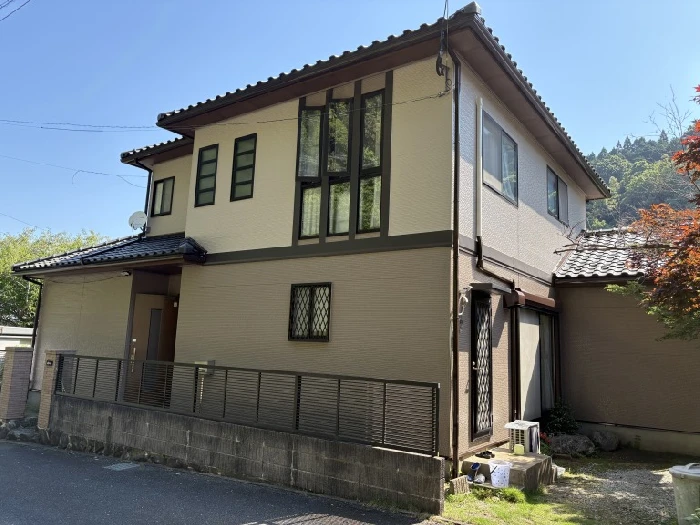 田川郡添田町｜外壁塗装完了後の住宅