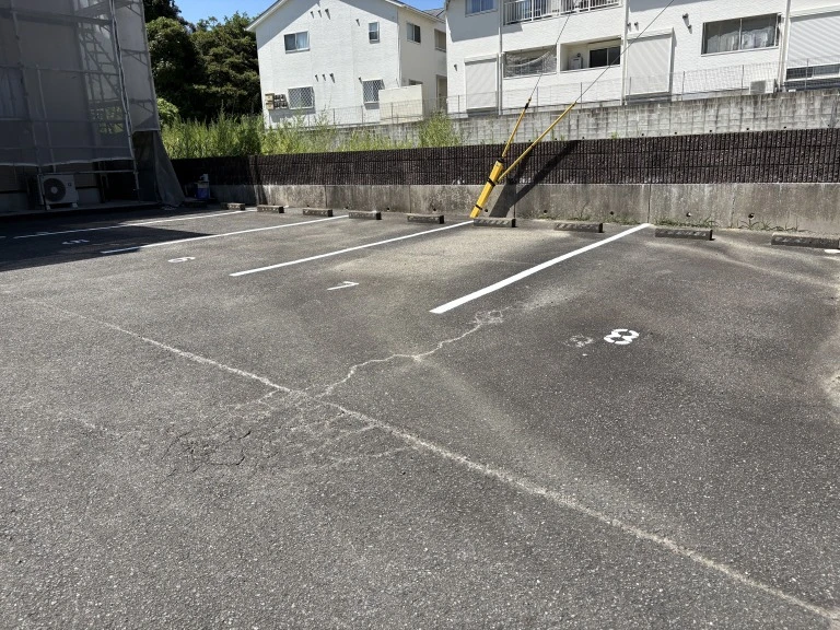 宗像市三倉サンフォレスト駐車場施工